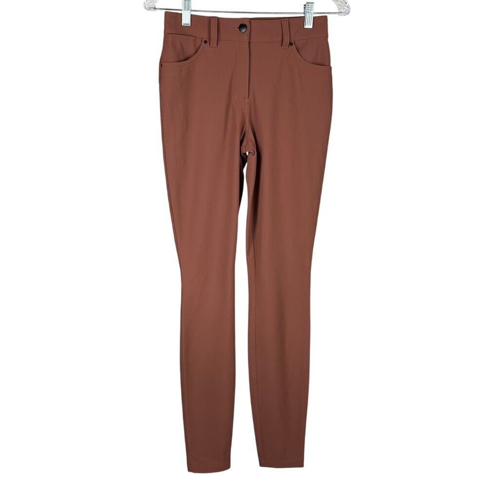Lululemon City Sleek Slim-Fit 5 Pocket High-Rise Pant Copper Women's Sz 26 EUC